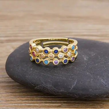 12-Style Adjustable Ring Collection | Fashion Ring Variety Set