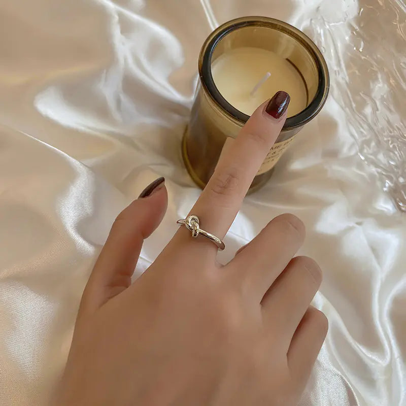 Niche Design Opening Adjustment Knot Ring