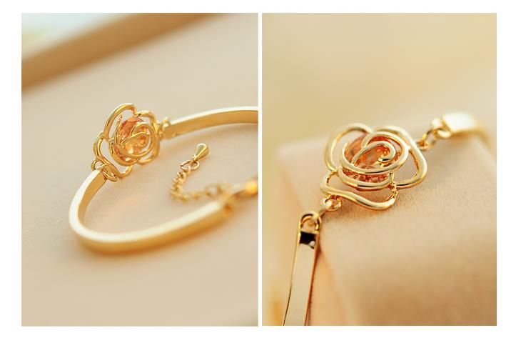 Radiant Rose Bloom Bracelet