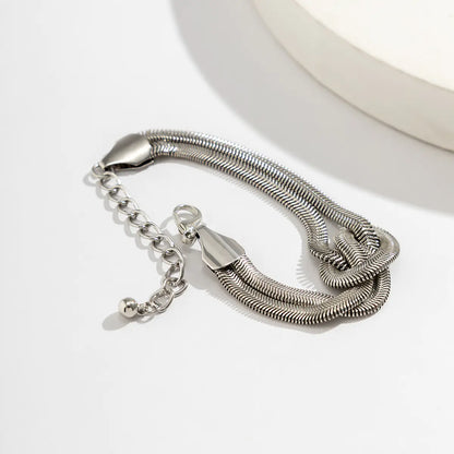 Minimalist Snake Chain Wrap Bracelet
