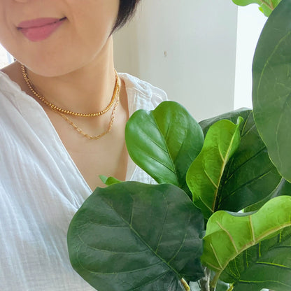 Soho Chic Layered Chain Necklace