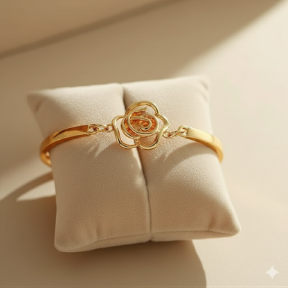 Radiant Rose Bloom Bracelet