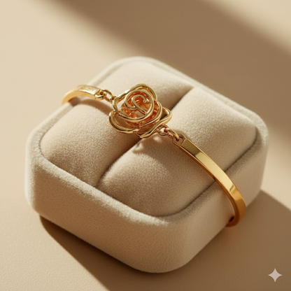 Radiant Rose Bloom Bracelet