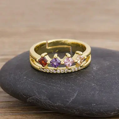 12-Style Adjustable Ring Collection | Fashion Ring Variety Set