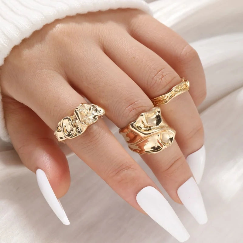 10-Piece Fashion Ring Set