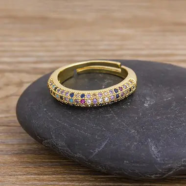 12-Style Adjustable Ring Collection | Fashion Ring Variety Set