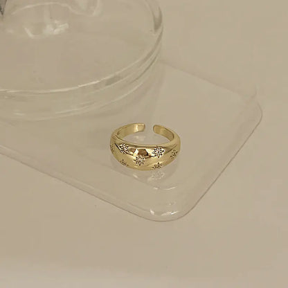 Minimalist Smooth Opening Fashion Ring for Women