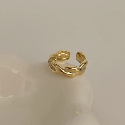 Minimalist Smooth Opening Fashion Ring for Women