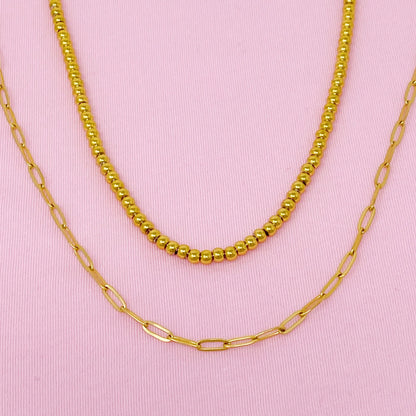 Soho Chic Layered Chain Necklace