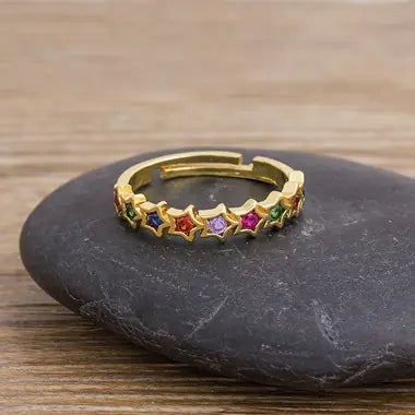 12-Style Adjustable Ring Collection | Fashion Ring Variety Set