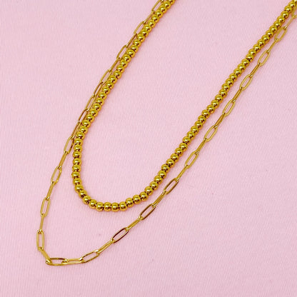 Soho Chic Layered Chain Necklace