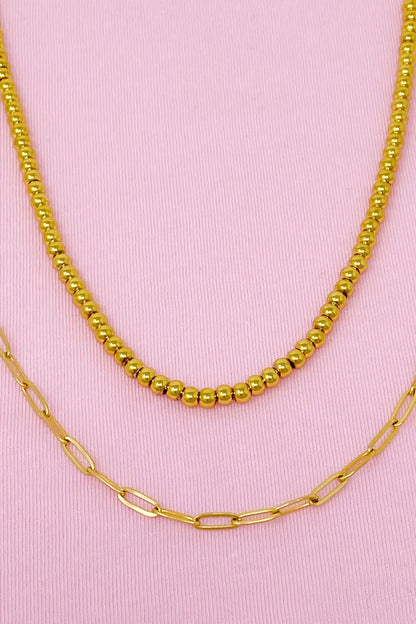 Soho Chic Layered Chain Necklace