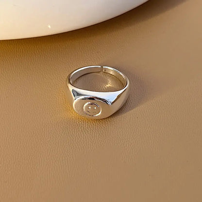 Minimalist Smooth Opening Fashion Ring for Women
