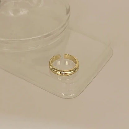 Minimalist Smooth Opening Fashion Ring for Women